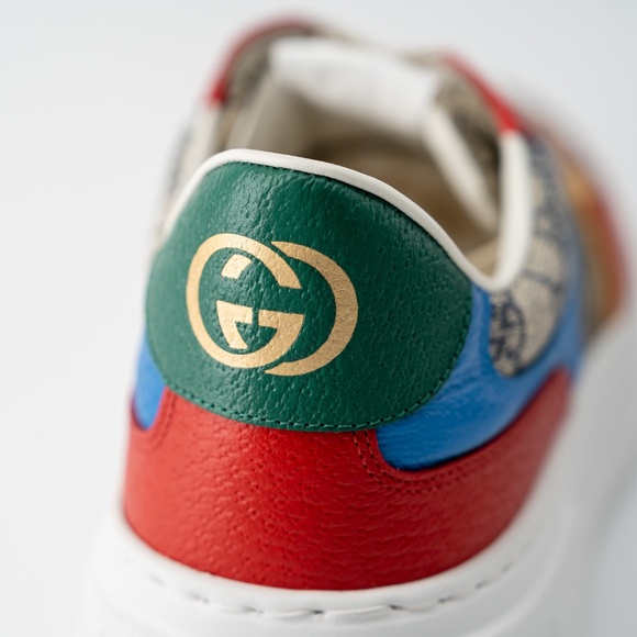 size 12G - Gucci GG Supreme Low Top Sneakers Canvas Beige Red Blue Green main image 13